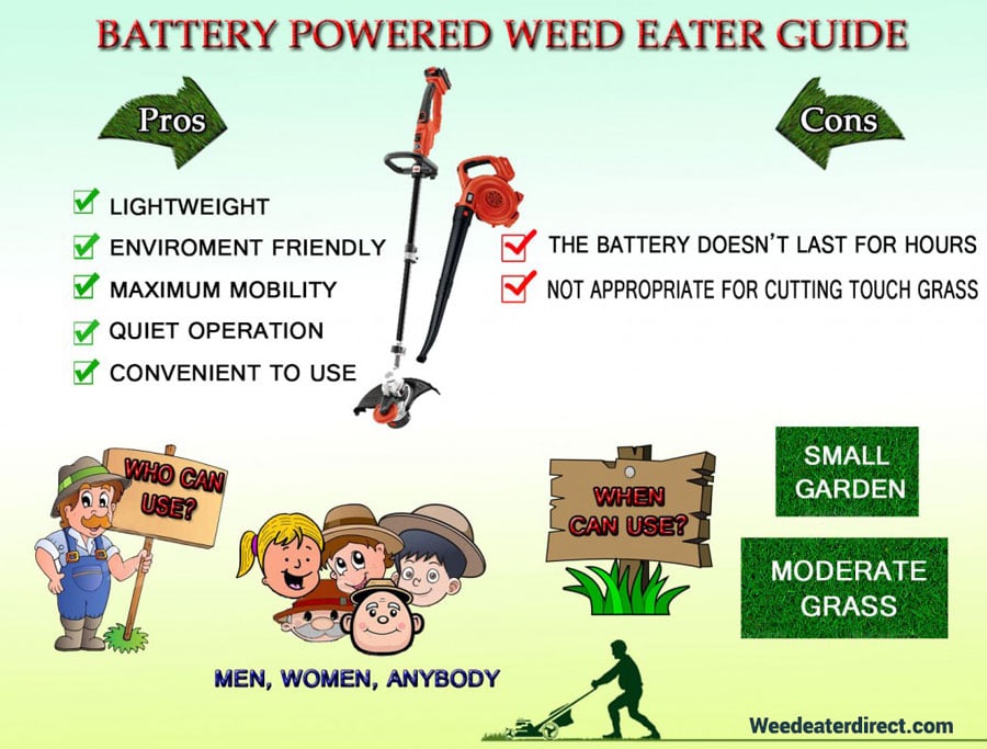 Best Battery Powered Weed Eater / Wacker Reviews 2016