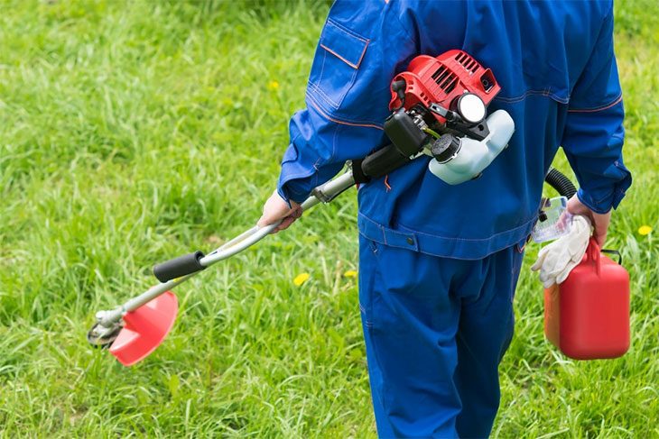 how to use a weed eater to cut grass
